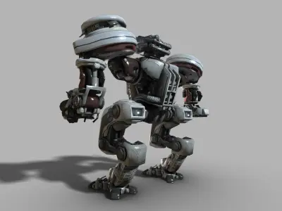 Robot science robot robot model in the future 3D model