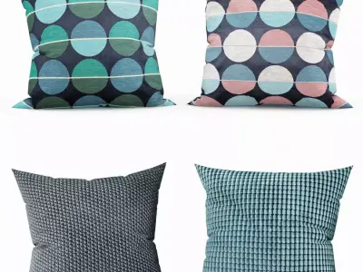 IKEA - Decorative Pillows Set  3D model