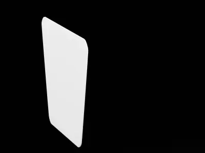 Street Sign Trapezoid Low-poly 3D model