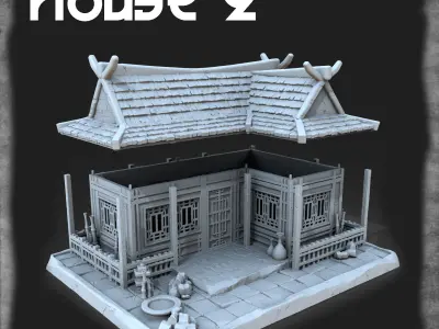 Japanese house 3D print model