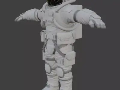 Astronaut Spacesuit 3D Model PBR 3D model