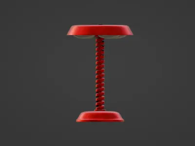 Futuristic Table Lamp 3D model