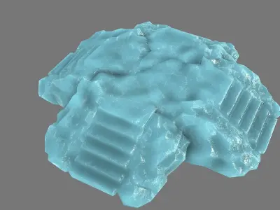 Staris Rock 11 Low-poly 3D model