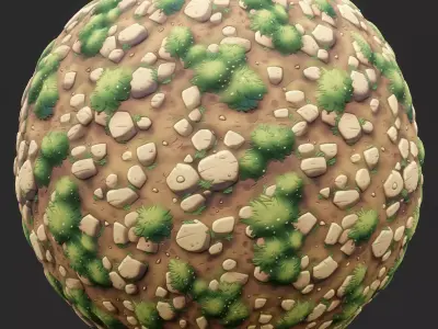 Stylized Ground Seamless Texture Texture 24