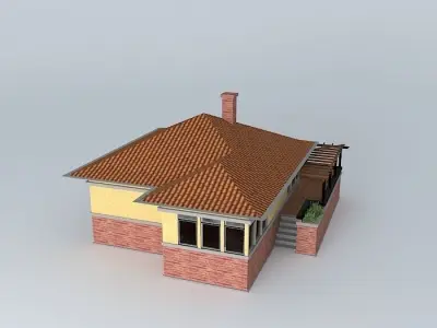 Tiny Bungalow Free 3D model