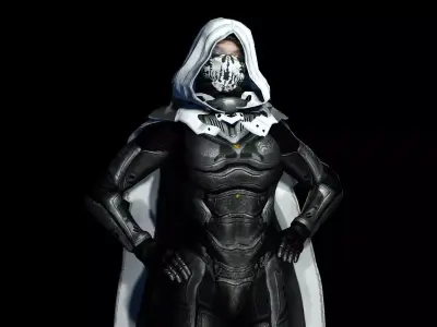 Taskmaster  Low-poly 3D model