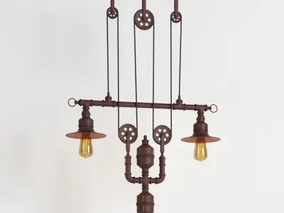 Hanging Lamp LOFT HOUSE P-103 3D model