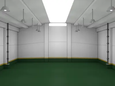 Sci Fi Warehouse  3D model