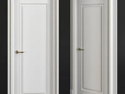 Doors collection 3d models 10 pieces Low-poly 3D model