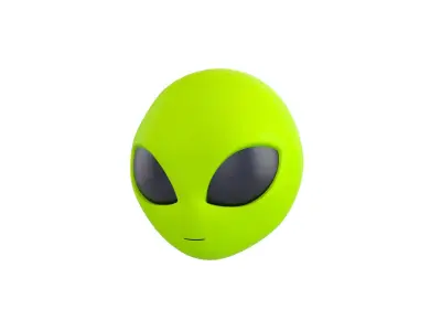 Prop264 Alien Head 3D model
