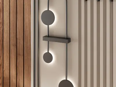 Hallway Set  N8  1 3D model