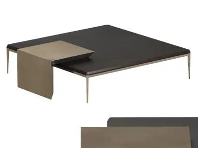 NEW YORK Shake coffee table Low-poly 3D model