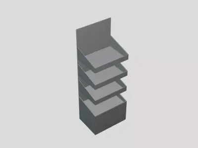 Product Display Rack - Geometry Only No Textures No Materials 3D model