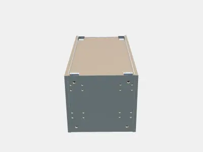 METOD Base cabinet frame 2 Low-poly 3D model