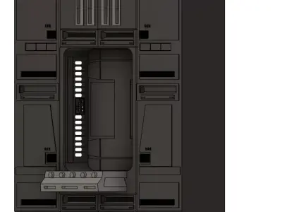 DEATHSTAR EXTENDER BRIDGE DIORAMA  3D print model