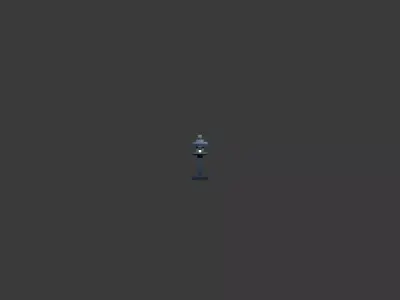 Lantern Tower Low-poly 3D model