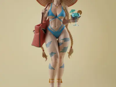 Cammy CHARACTER BY ESM 3D print model