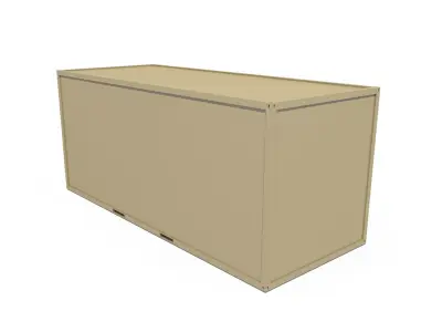 20ft Office Container Version1 3D model