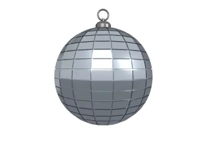 Disco Ball v1 005 Low-poly 3D model