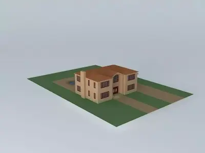 Spanish Mansion Free 3D model