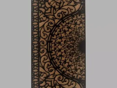Door decorative pattern 3D model