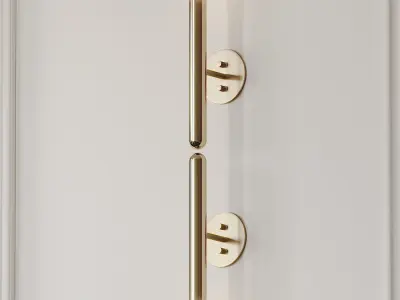 Miro 1 Brass Wall Sconce 3D model