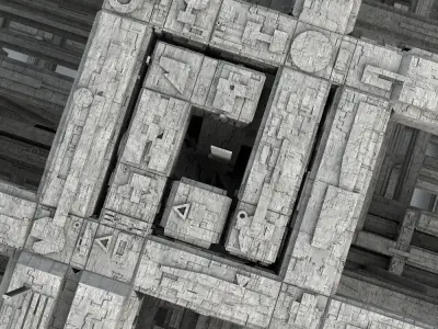 Sci-Fi Shapes - The Neverend 3D model