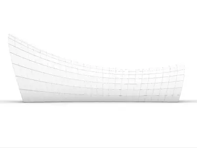Parametric bridge 3D model