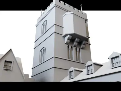 Tiny Castle - 3d Model 3D model