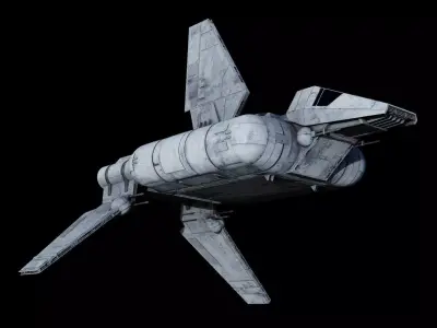 Sentinel-class landing craft  - Star Wars 3D model