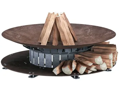 Fuocolo fire pit 3D model