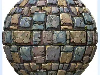 Stylized Wall Seamless Texture Texture purchase