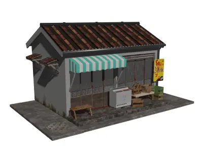 grocery store - 3D Model 3D model