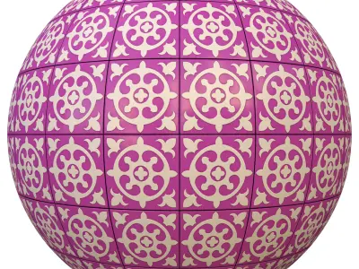 tile patterned 60-seamless-4k-pbr-png Texture