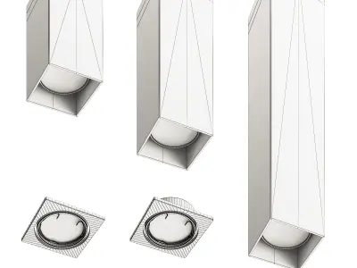 Light Star Rullo Whit 3D model