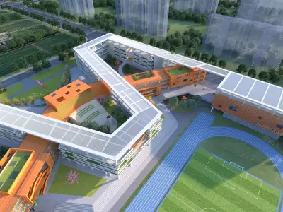 School Building02 3D model