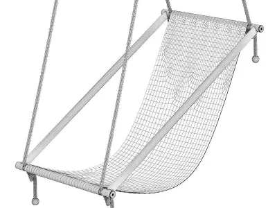 White Swing 3D model