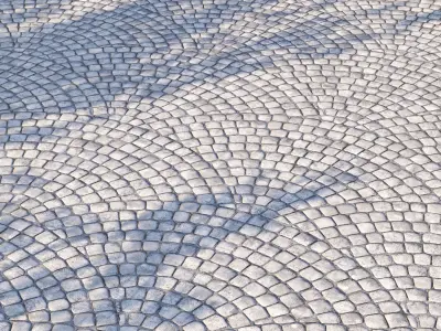 Mrf Pavement Set10 Low-poly 3D model