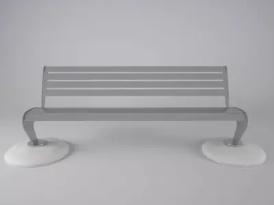 3D bench Abyssus model 3D model