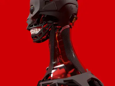 Sci Fi - Character 01 - Bust 3D  3D model