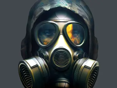 Helmet 3d model military combat Military  Low-poly 3D model