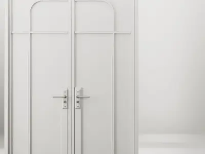 Entrance door set7 3D model