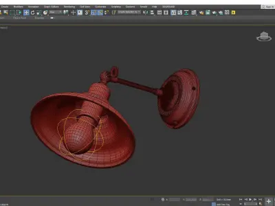 Lido Arte Lamp Low-poly 3D model