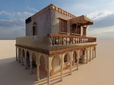  old Arab house 3D model