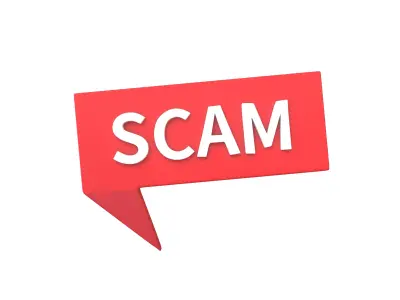 Scam Symbol V2 001 Low-poly 3D model