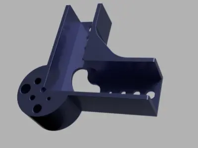 90-Degree Woodworking Clamp Bracket 3D print model