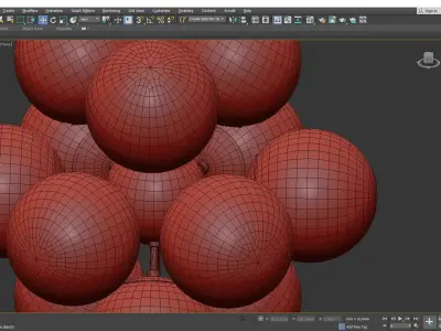 La Dame Chandelier Low-poly 3D model