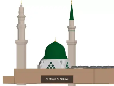 Mosque and Masjid 3D Model Pack