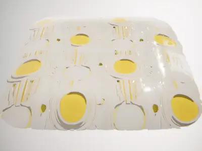 Futuristic SciFi Panel HQ PBR Textures Set Texture