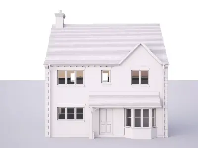 British House East Hagbourne 1 3D model